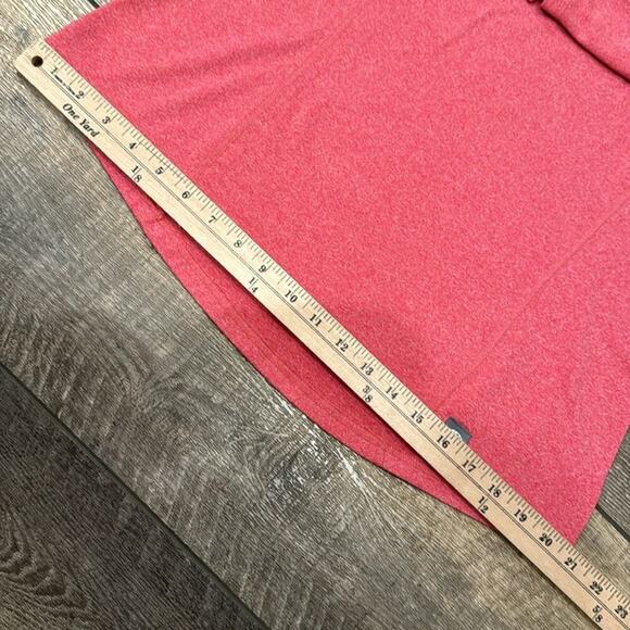 REI Women's Lightweight Base Layer Half-Zip Top Red Space Dye Size L - Picture 3 of 7